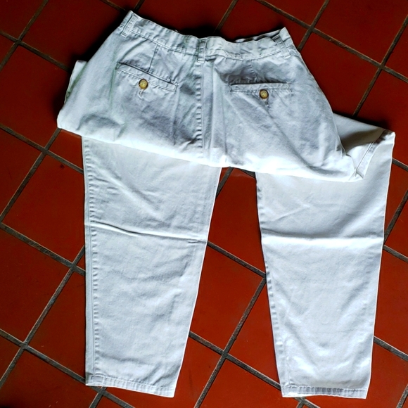 MERONA Chino Jeans High-Waisted Relaxed Fit - Pale Beige - Size 14 - EVC - Picture 6 of 7